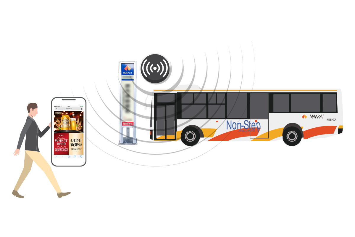 大阪府南部エリアのバス停に設置しているビーコンを使ったサービス開発パートナーを公募！　地域活性化と地域課題の解決のためのDXインフラを提供